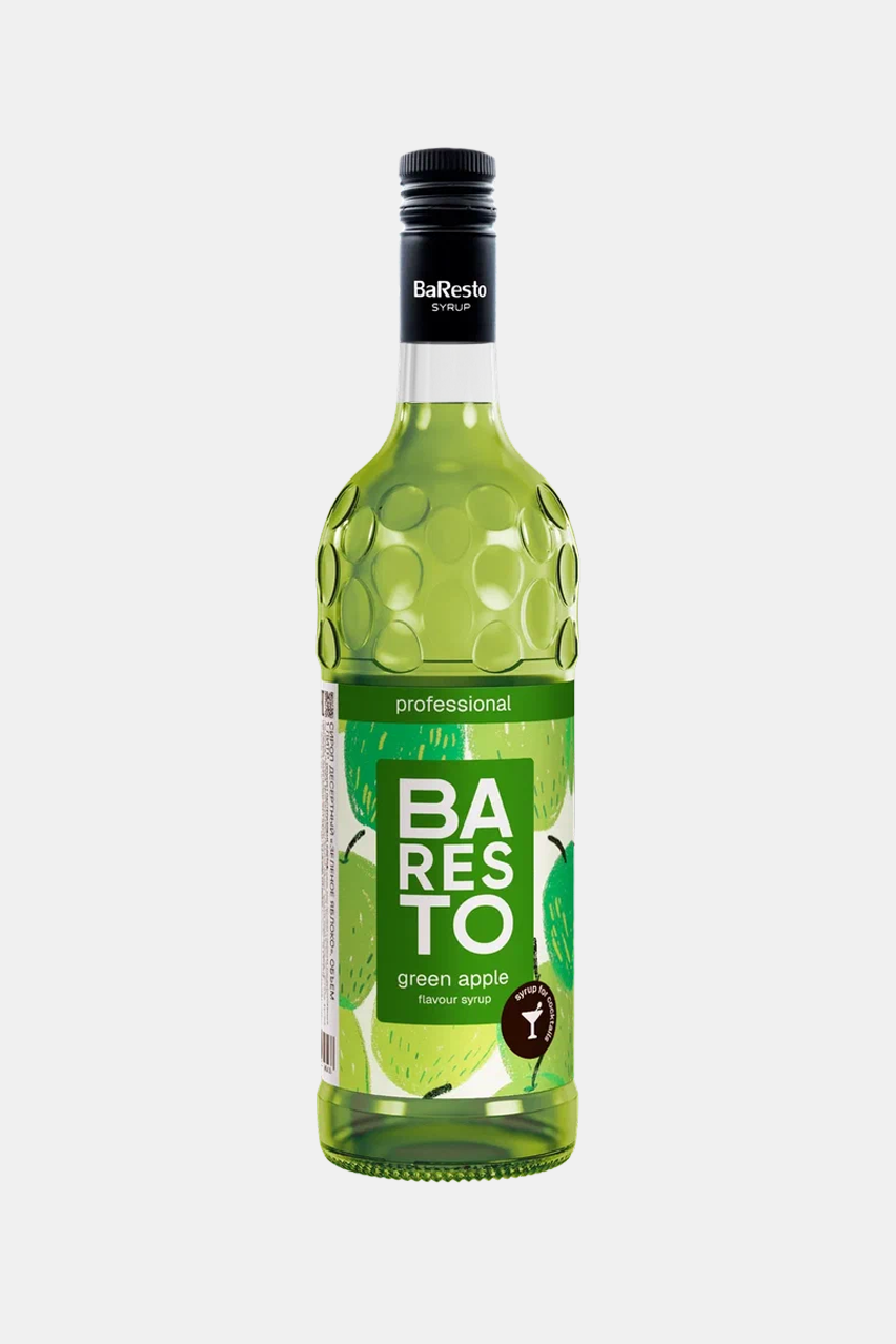 Сироп Баресто Зеленое Яблоко, 1л