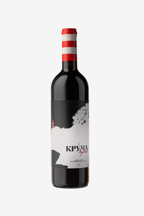 Вино Круча, красное сухое, 0.75л
