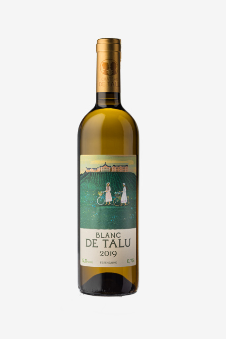 Вино Блан де Талю, белое, сухое, 0.75л