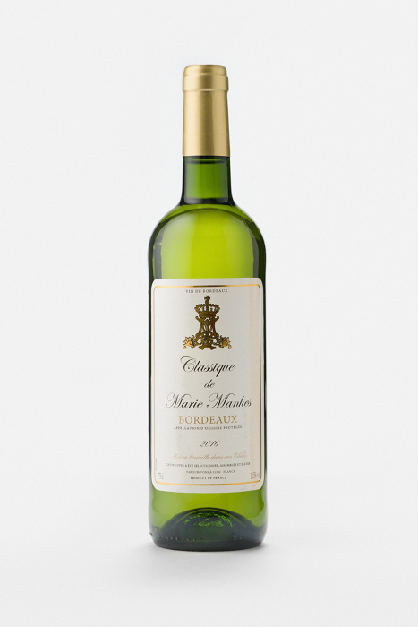 Вино Классик де Мари Манес Бордо, AOC, белое, сухое, 0.75л