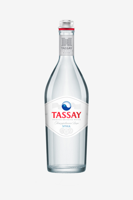 Вода Тассай Премиум, в стеклянной бутылке, негазированная, 0.75л