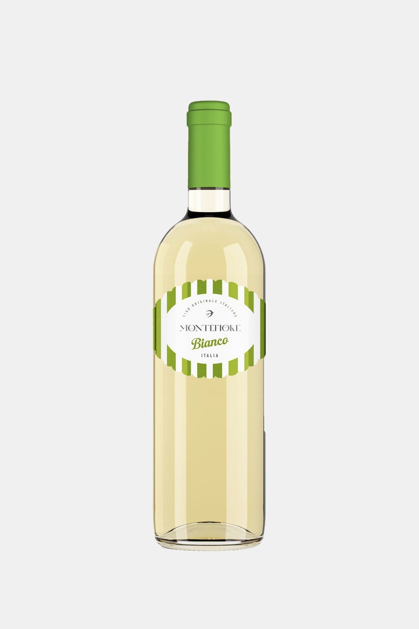 Вино Монтефьоре Бьянко, белое, полусухое, 0.75л