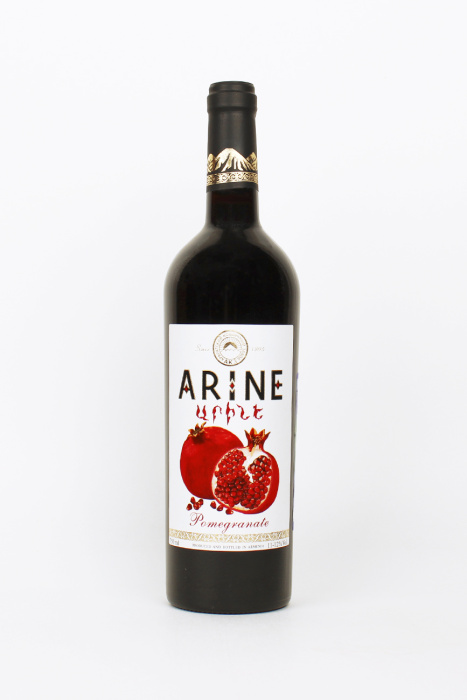 Вино Арине Гранатовое, красное, полусладкое, 0.75л