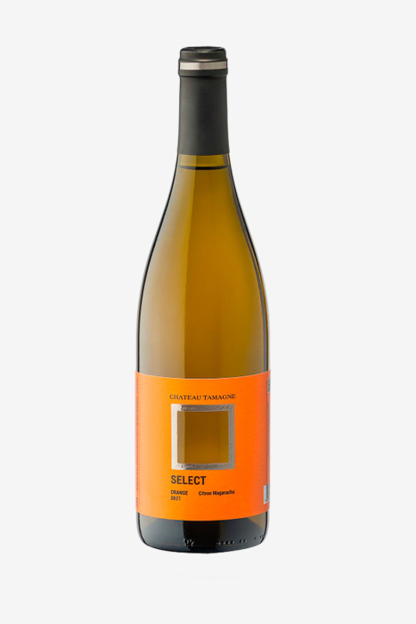 Вино Шато Тамань Селект Оранж, белое, полусухое, 0.75л