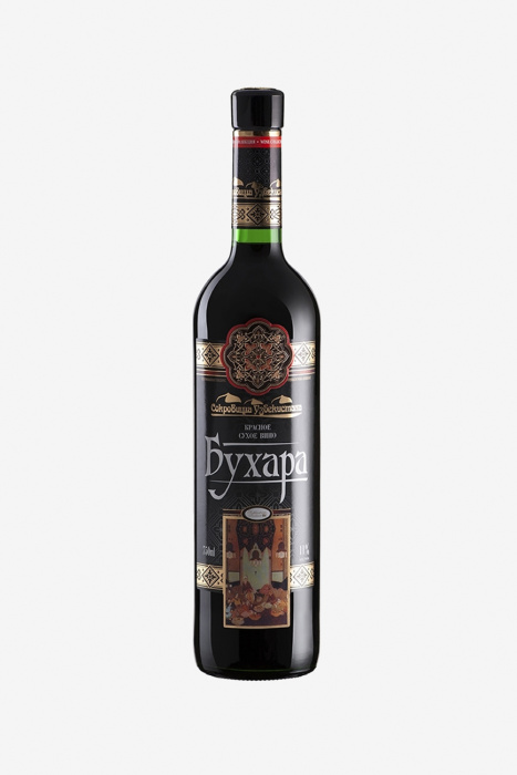 Вино Сокровища Узбекистана Бухара, красное, сухое, 0.75л