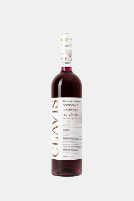 Кордиал Клавис, голубика, васильки, черёмуха, 0.75л