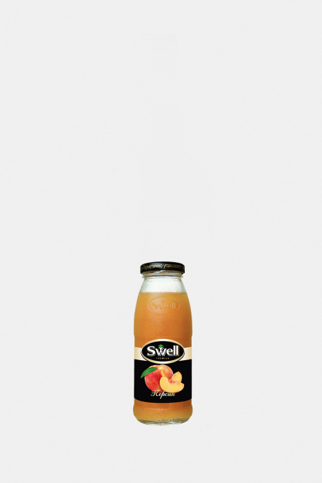 Нектар Свэлл Премиум Персик, с мякотью, в стеклянной бутылке, 0.25л