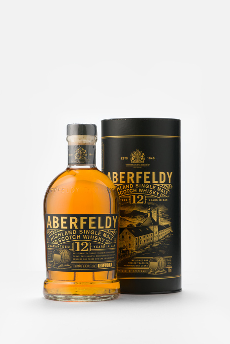 Виски Аберфелди 12 лет, односолодовый, в подарочной упаковке, 0.7л