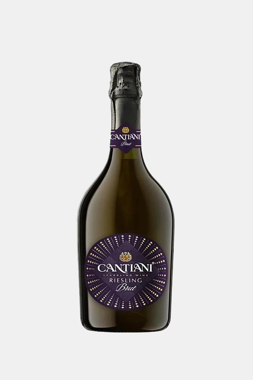 Игристое вино Кантиани Рислинг, белое, брют, 0.75л