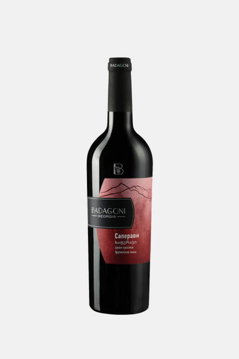 Вино Бадагони Саперави, красное, сухое, 0.75л