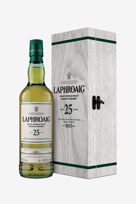 Виски Лафройг 25 лет, односолодовый, в подарочной упаковке, 0.7л