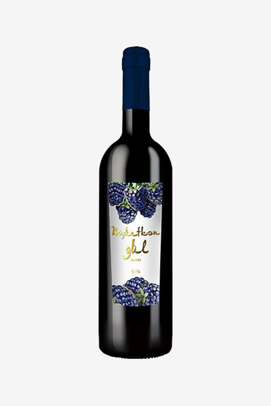 Вино Цветок Ежевики, красное, сладкое, 0.75л