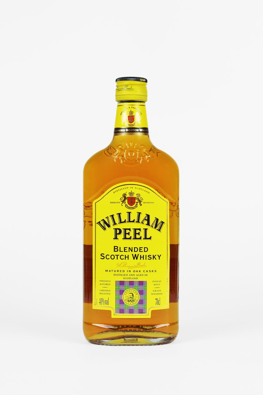 Виски Уильям Пил, купажированный, 0.7л