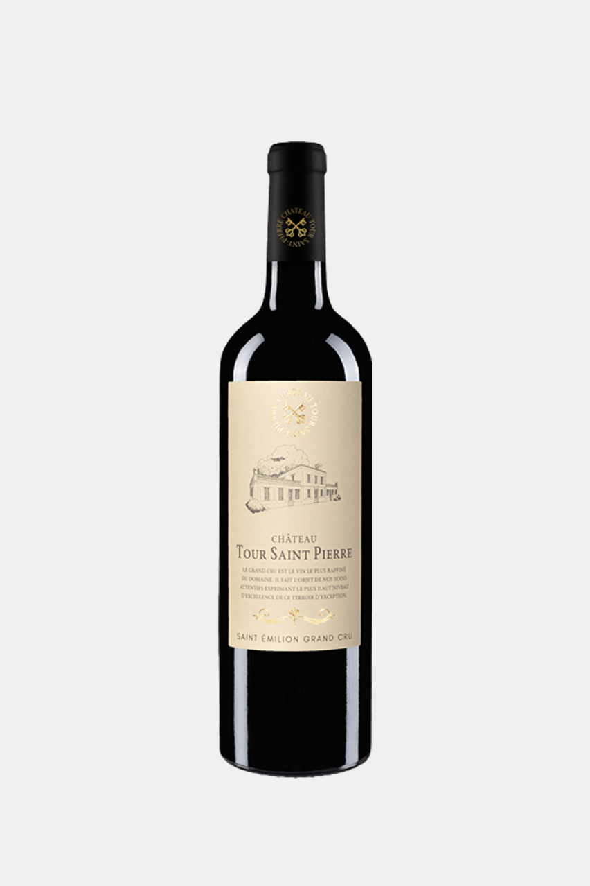 Вино Шато Тур Сент Пьер 2022, АОС Сент-Эмильон Гран Крю, красное, сухое, 0.75л