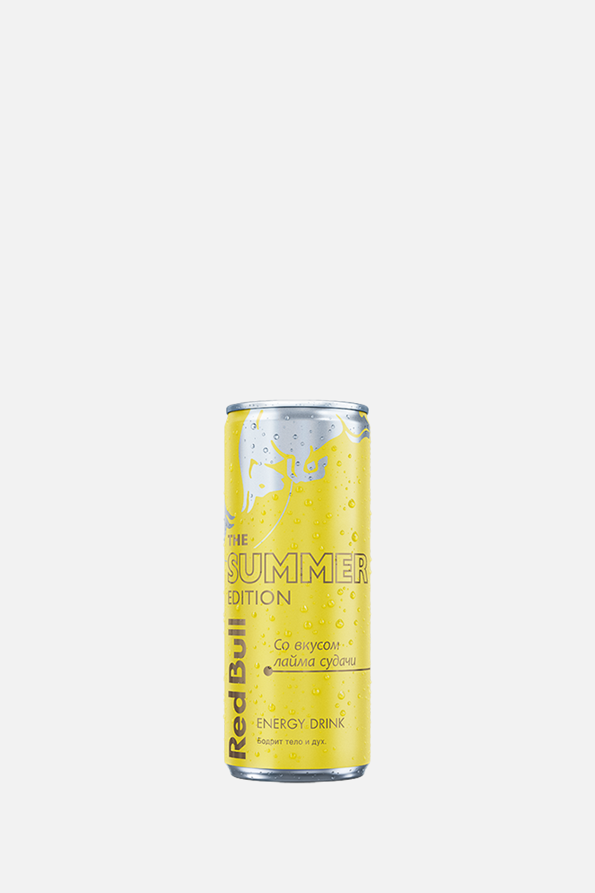 Напиток Ред Булл Summer Edition со вкусом лайма судачи, 0.25л