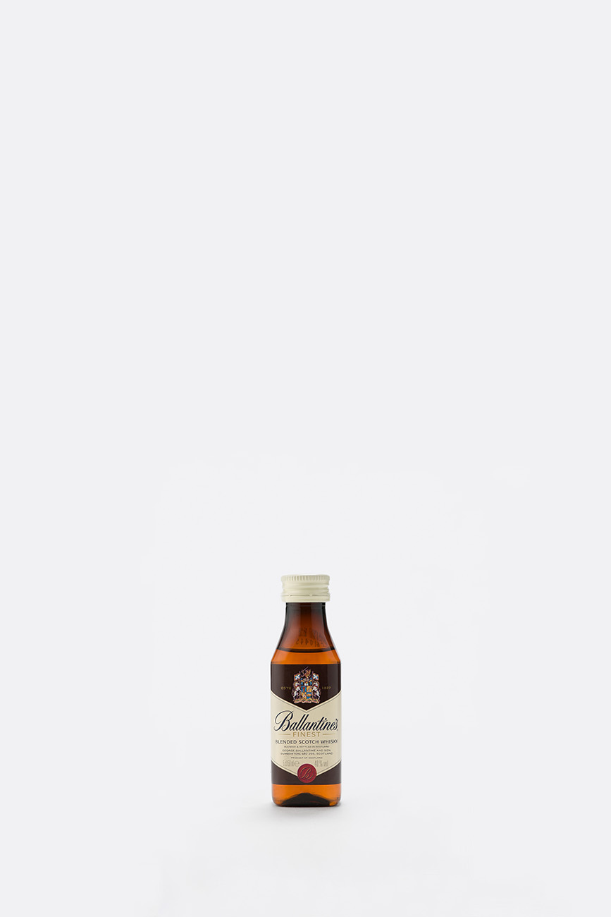 Виски Баллантайнс Файнест, купажированный, 0.05л