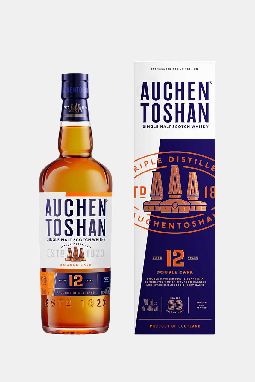 Виски Акентошан Дабл Каск 12 лет, в подарочной упаковке, 0.7л
