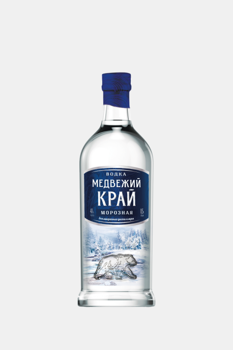 Водка Медвежий Край Морозная, 0.5л
