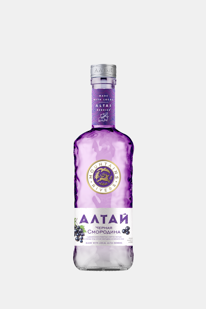 Настойка горькая Алтай Черная Смородина, 0.5л