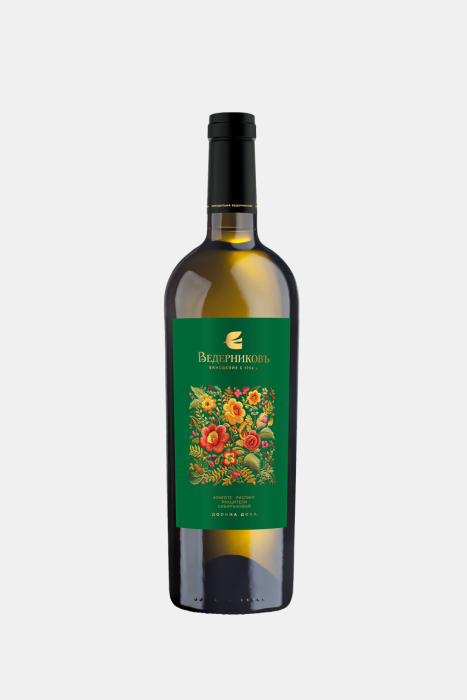 Вино Ведерниковъ Ассамбляж, белое, сухое, 0.75л