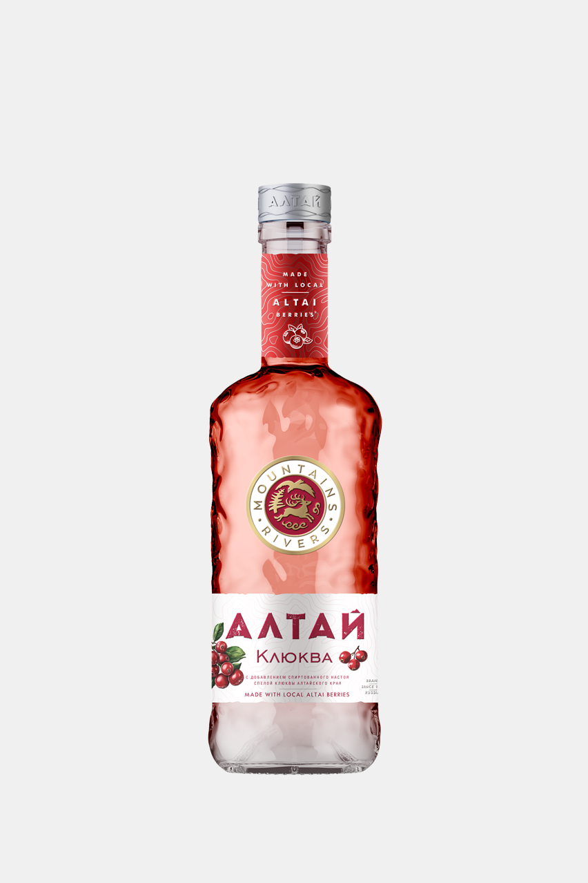 Настойка горькая Алтай Клюква, 0.5л