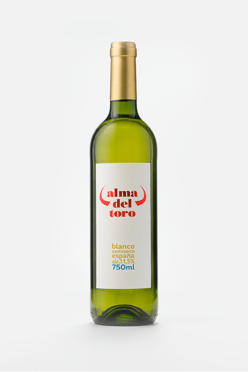 Вино Альма дель Торо, белое, полусухое, 0.75л