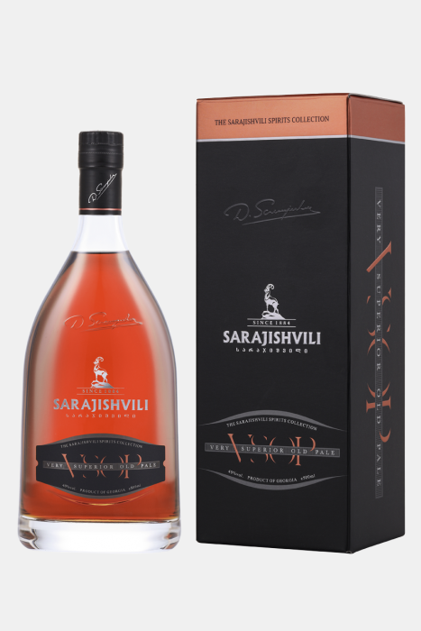 Коньяк Сараджишвили VSOP, в подарочной упаковке, 0.5л