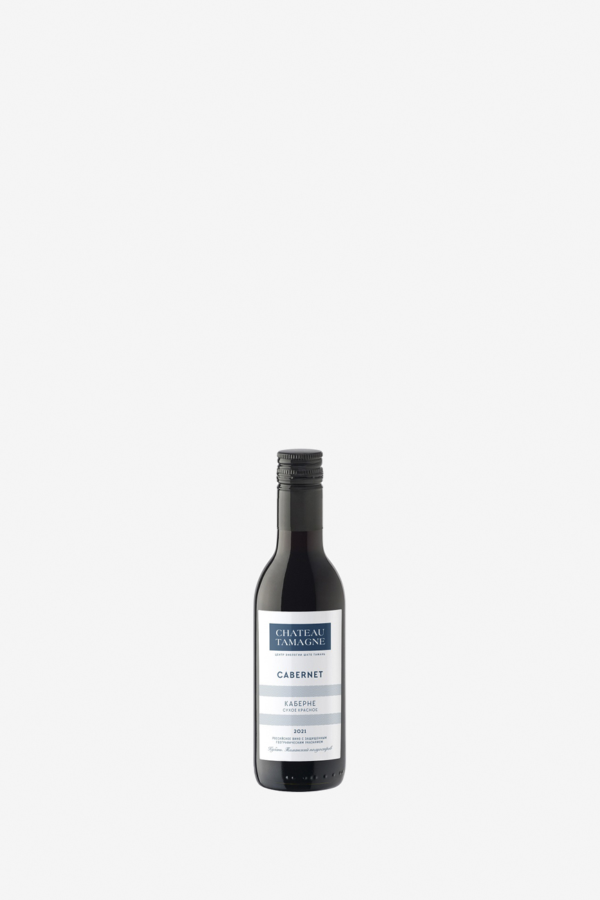 Вино Шато Тамань Каберне, красное, сухое, 0.187л