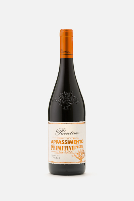 Вино Паололео Пасситиво Аппассименто Примитиво, IGP, красное, полусухое, 0.75л