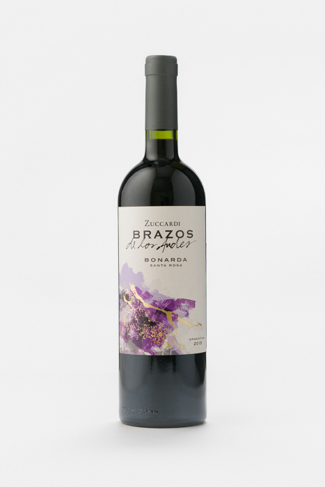 Вино Зуккарди Брасос Де Лос Андес Бонарда, DOC, красное, сухое, 0.75л