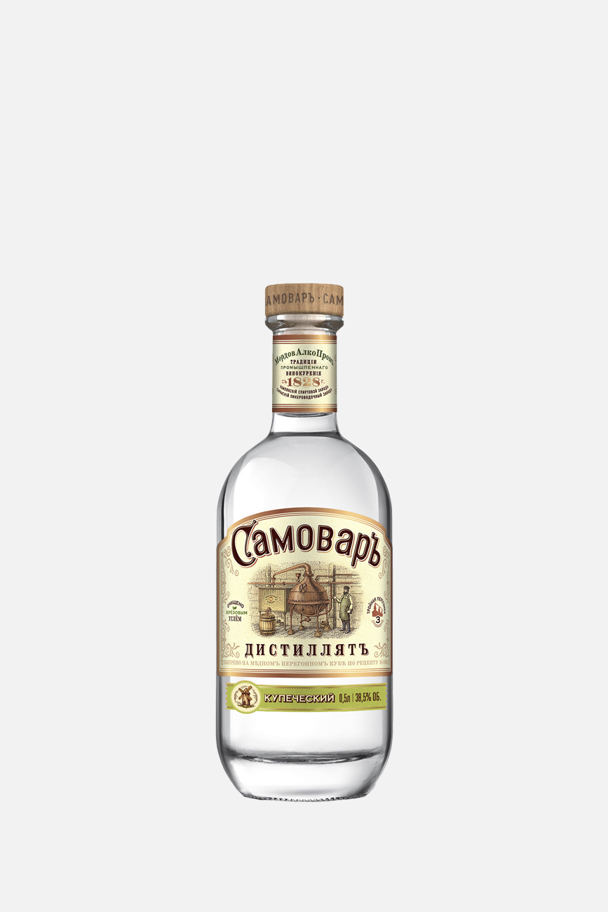 Водка Самовар Купеческий, 0.5л