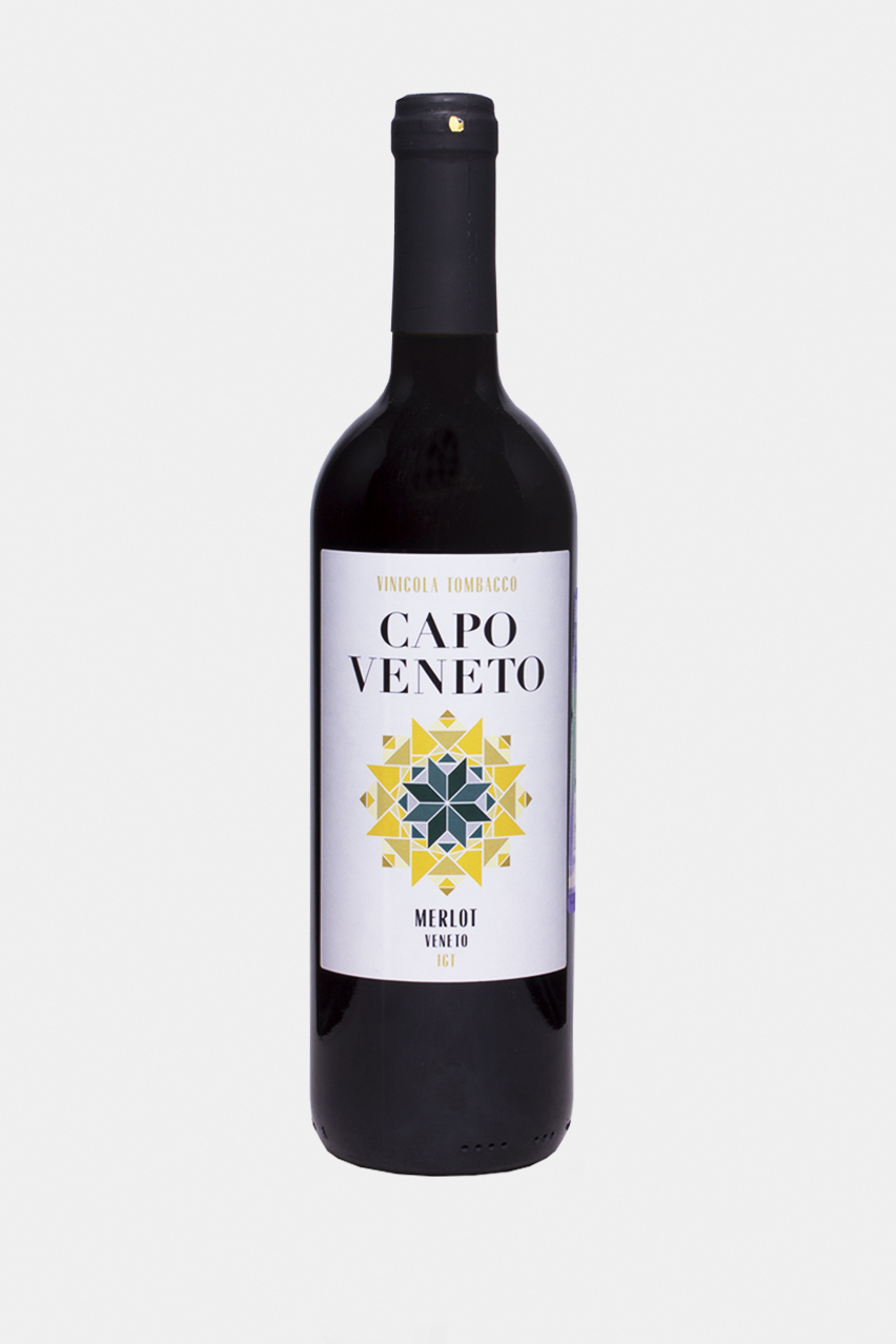 Вино Капо Венето Мерло, красное, сухое, 0.75л