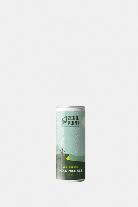 Пиво Зеро Поинт "IPA" Лук Эраунд, светлое, безалкогольное, 0.33л