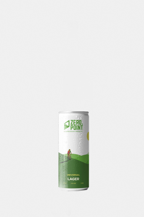 Пиво Зеро Поинт  "Лагер" Юниверсал, светлое, безалкогольное, 0.33л