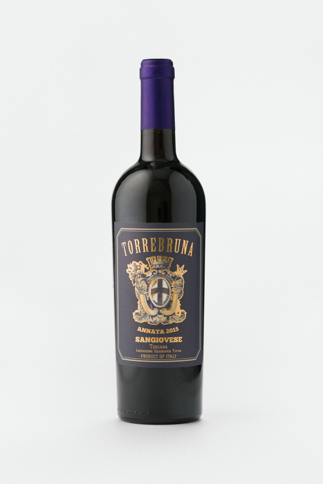 Вино Торребруна Санджовезе Тоскана, красное, полусухое, 0.75л
