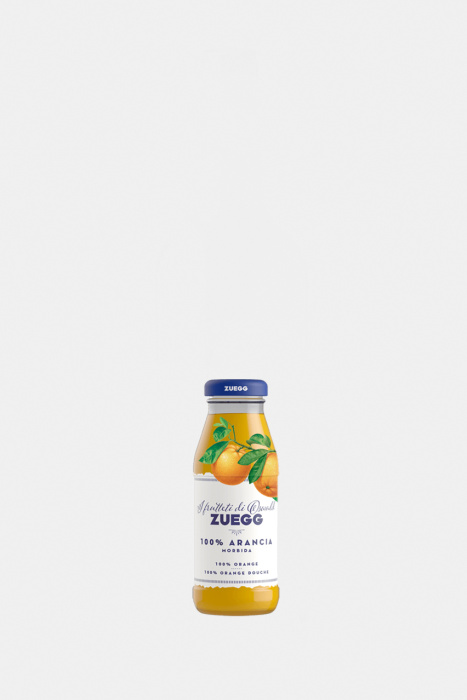 Сок Цуегг Апельсин 100%, в стеклянной бутылке, 0.2л